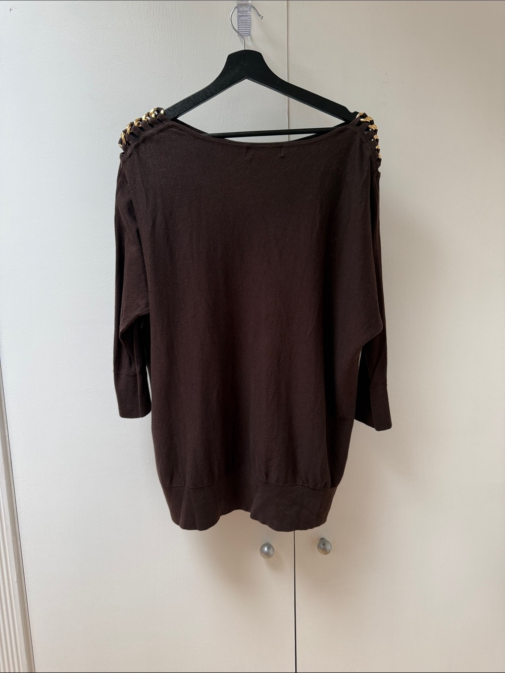 Michael Michael Kors Brown Knit dolman tunic sweater